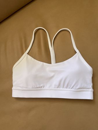 Sport BH Lululemon weiss Grösse 4 guter Zustand