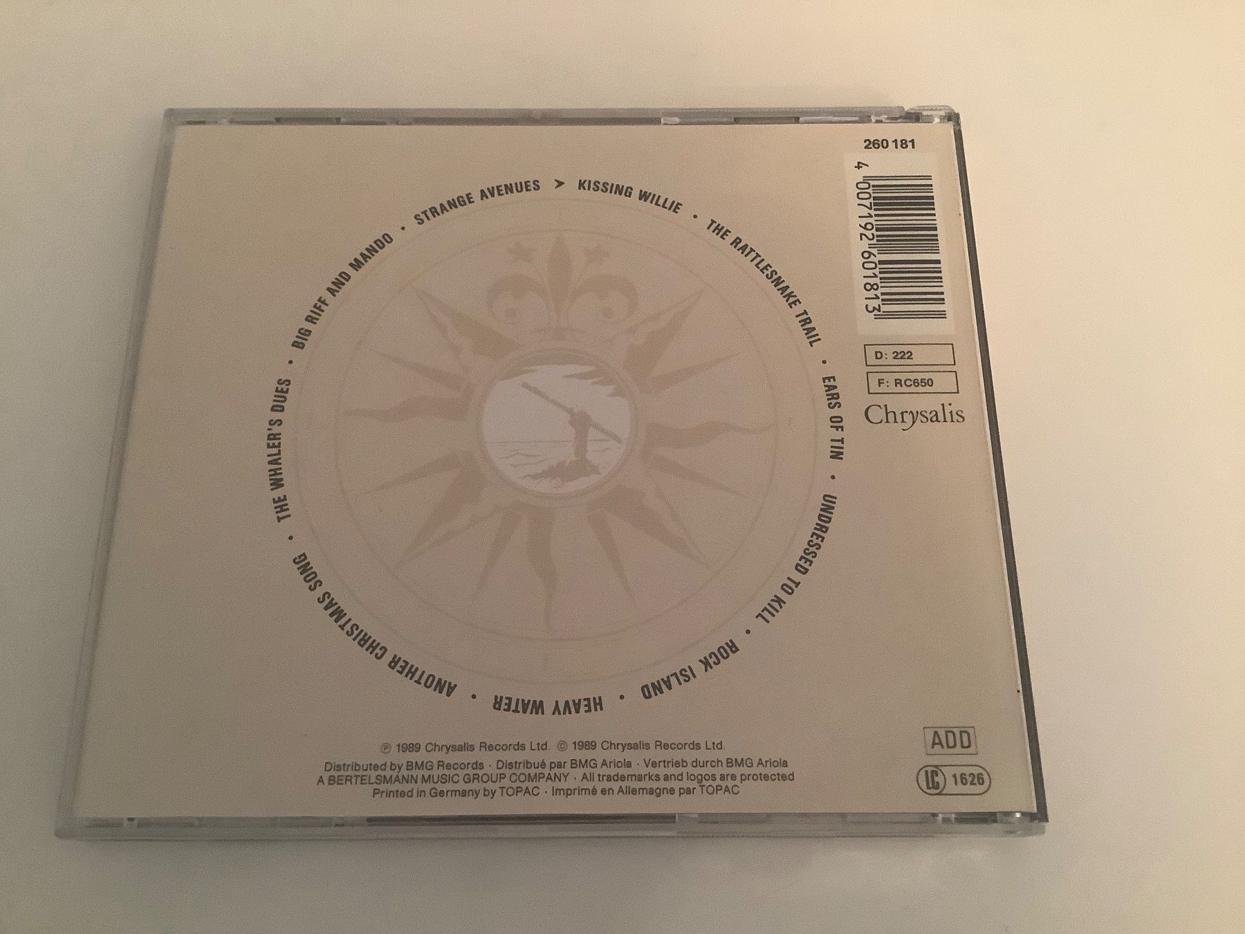 CDs: Jethro Tull / Rock Island / 1989 – Gebraucht aus Dübendorf von Shreck 1