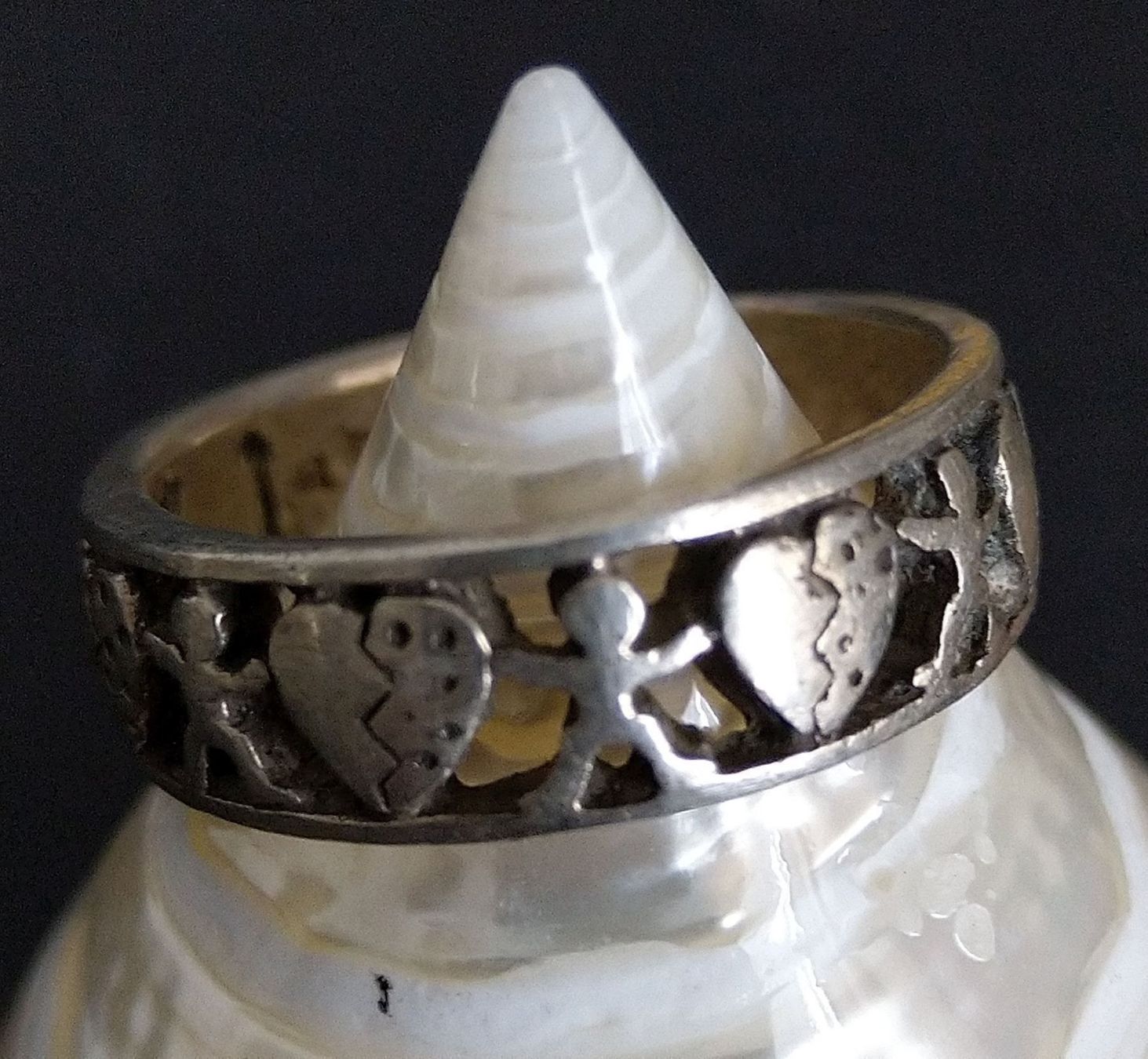 Anelli: HERZ LIEBE RING IN 925 SILBER – Usato da Romanshorn venduto da BoutiqueA 1