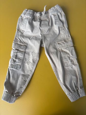 H&M "Jogger elastic waist" Stoffhose in Beige Gr. 98
