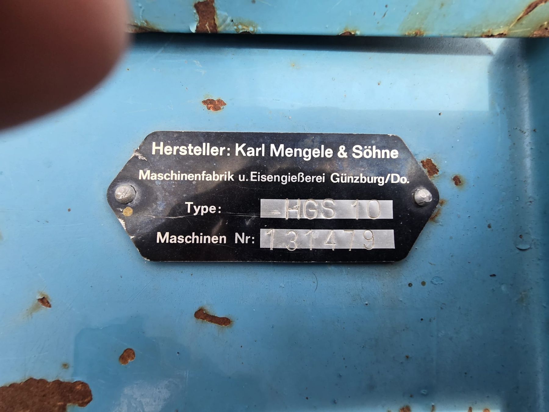 Tutte le macchine: Wurfgebläse Mengele – Usato da Wynigen venduto da Huerlimann89 4