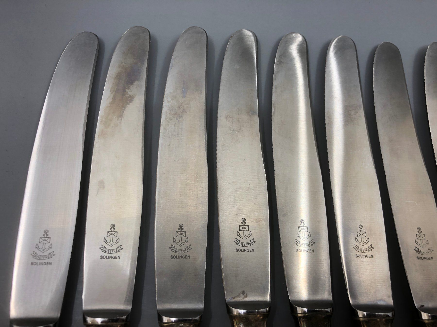 Posate: 10 Tafelmesser versilbert Art Deco – Usato da Basel venduto da Tiabeanie 4
