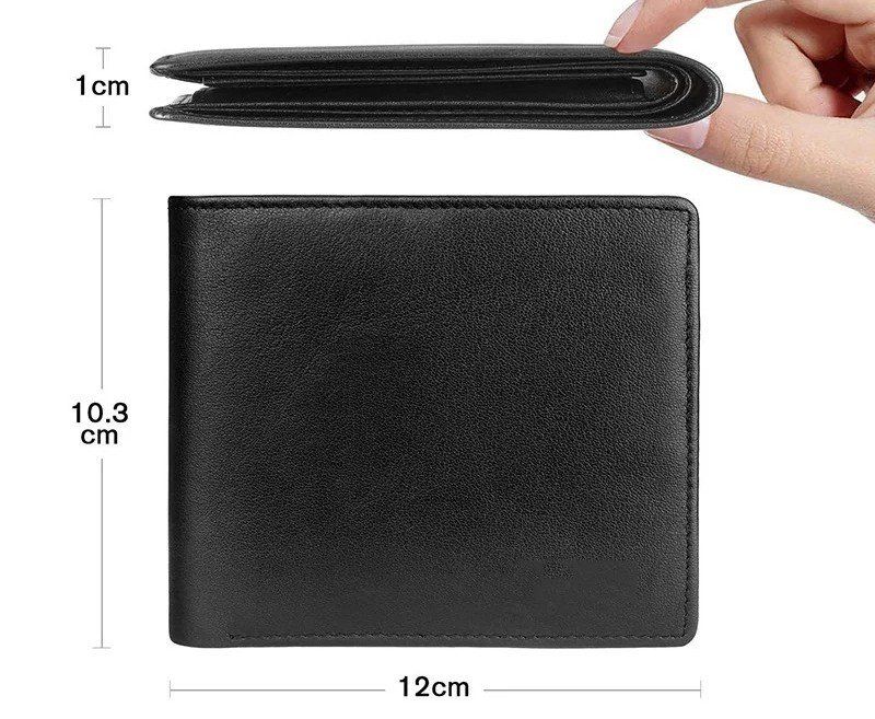 Brieftaschen: Portemonnaie Leder schwarz – Neu (gemäss Beschreibung) aus Grenchen von juebo 1