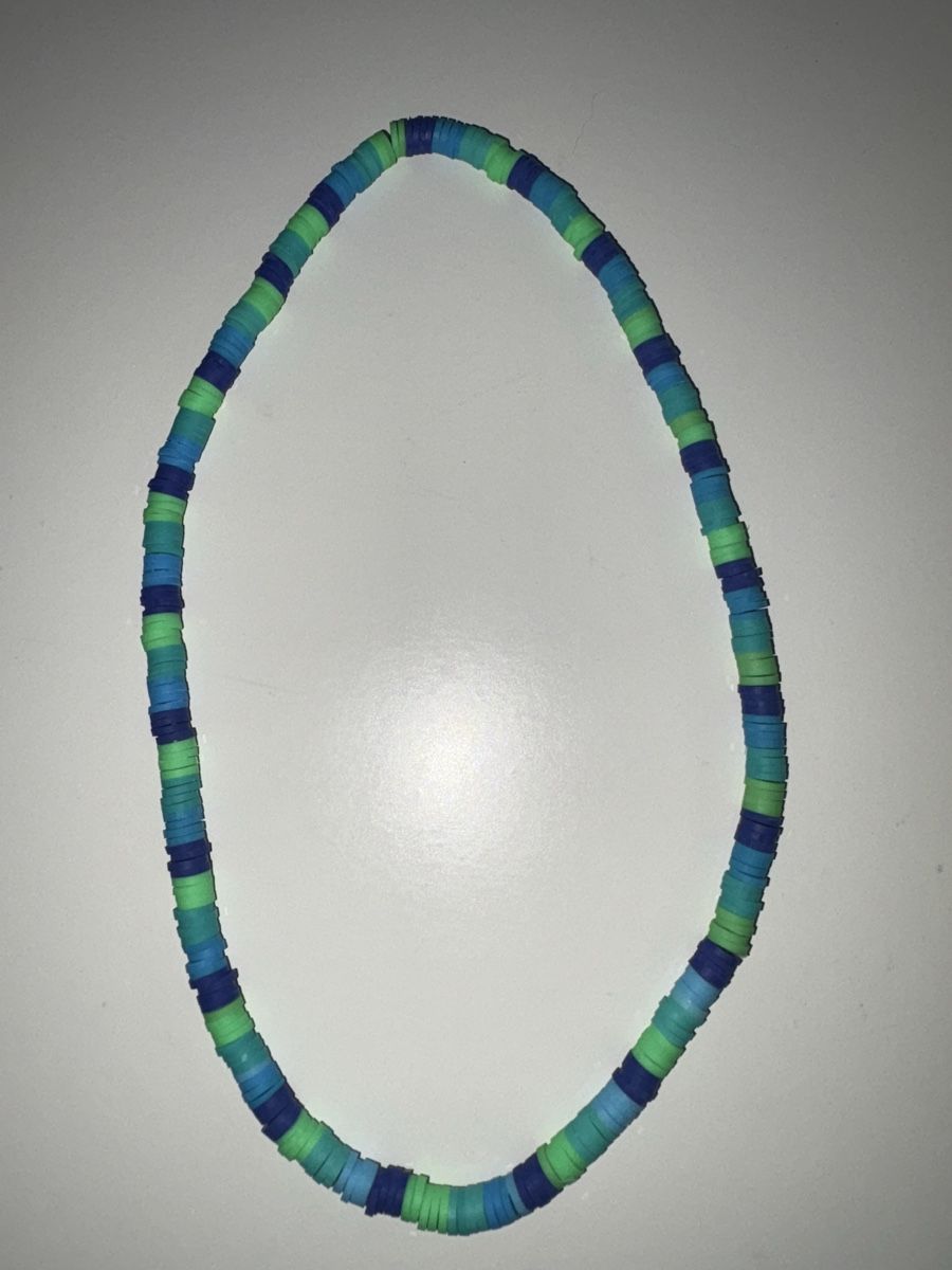 Catenine: Halskette mit bunten Scheiben, Top Zustand – Nuovo (secondo la descrizione) da Winterthur venduto da nik_pr58 2