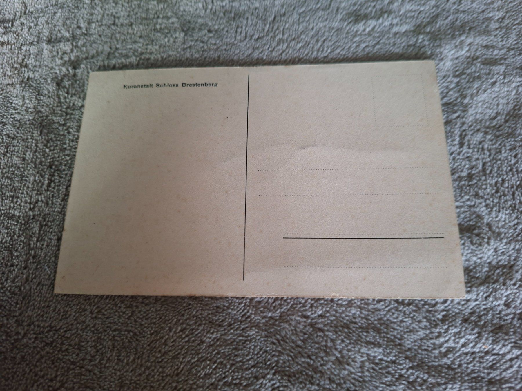 Cartoline postali: AntikeAnsichtskarte Kuranstalt Schloss Brestenberg gebraucht – Usato da Otelfingen venduto da silver-moon 1