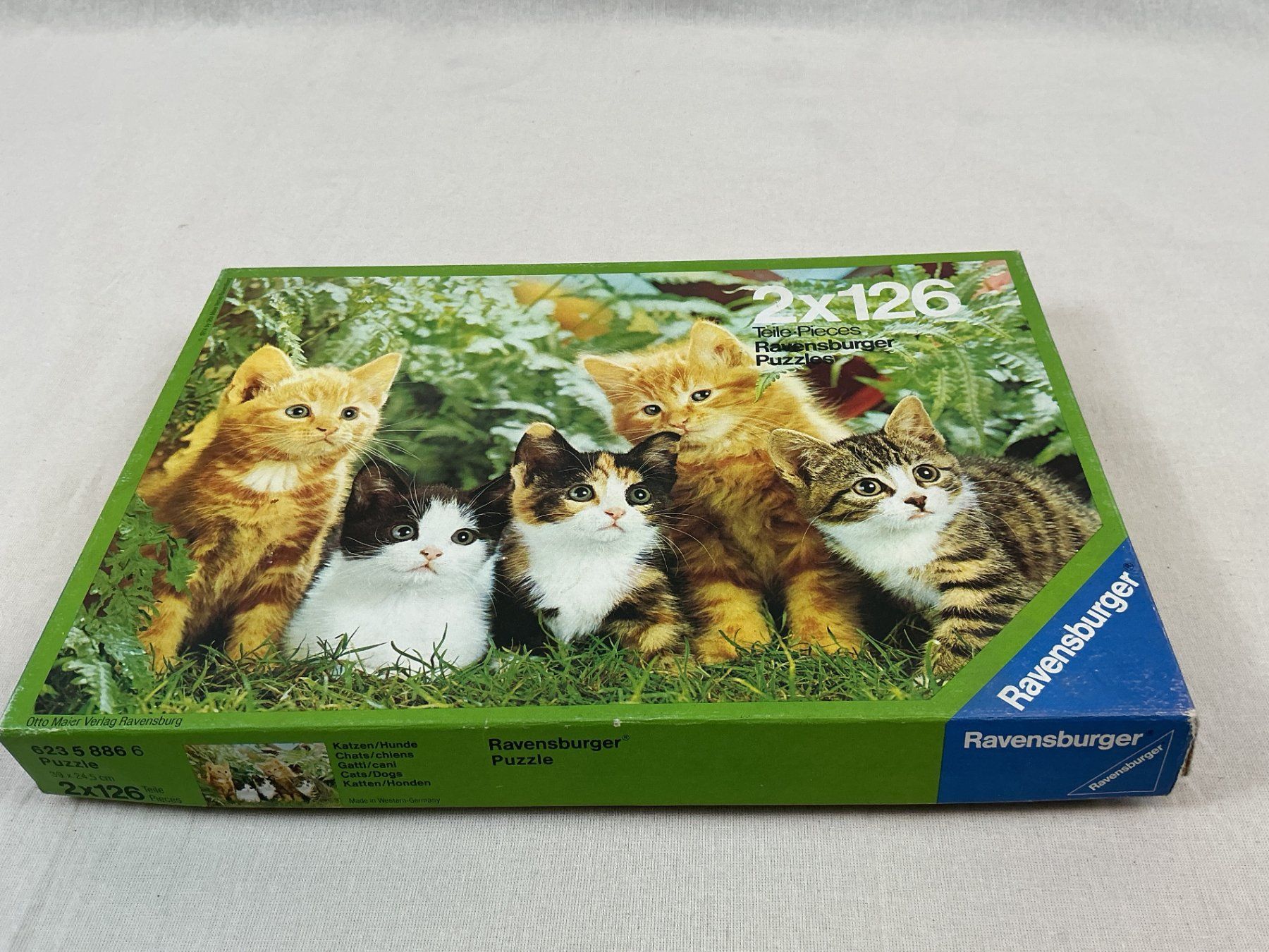 Ravensburger Puzzle: RAVENSBURGER Hund und Katzen Puzzle 2x126 – Usato da Richterswil venduto da Restwert_Richterswil 5