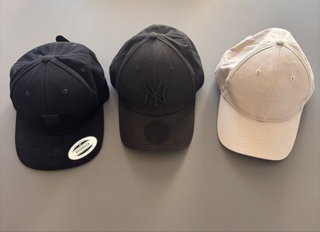 3 Caps als Set 