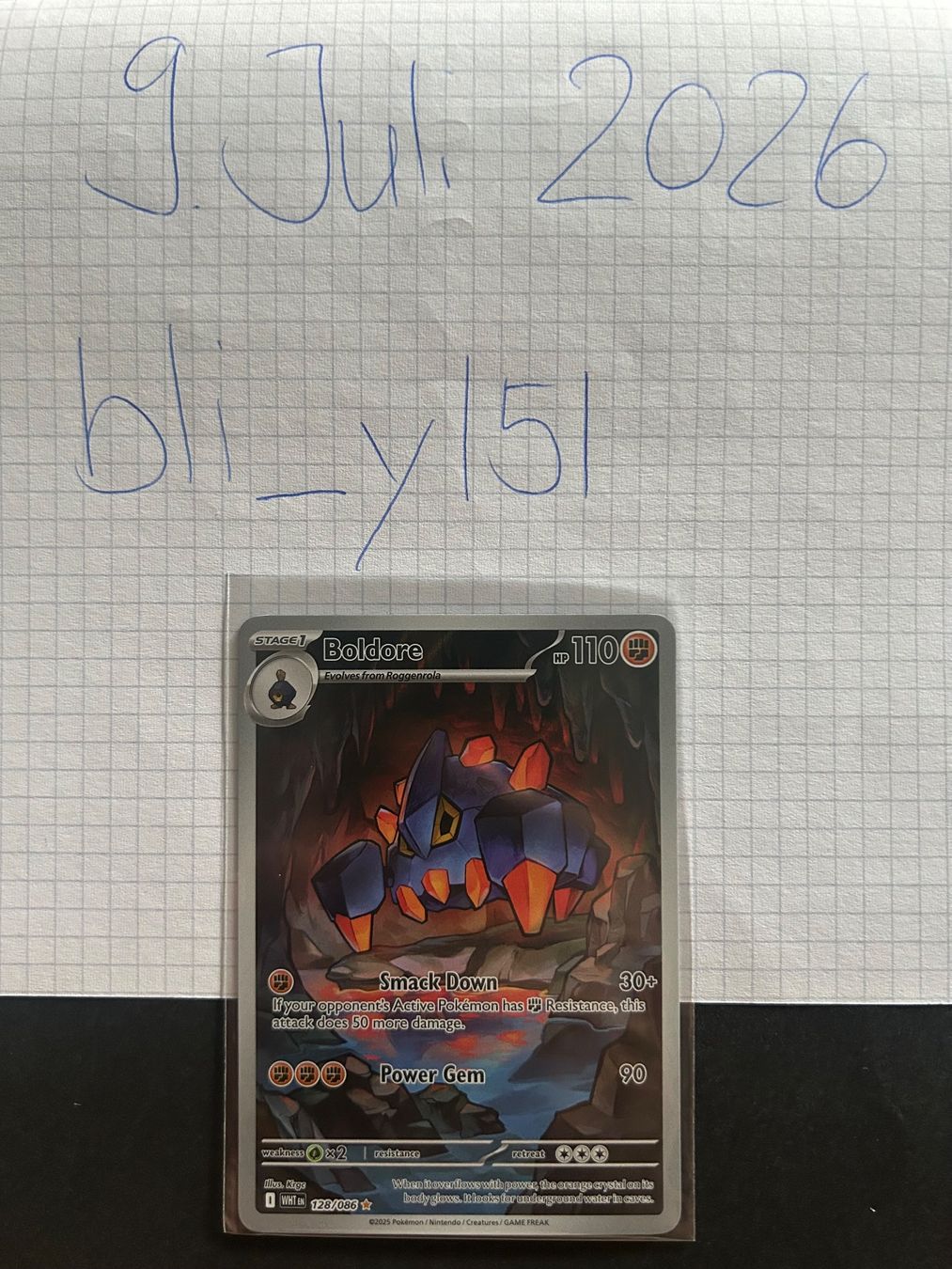 Pokémon Sammelbilder & Trading cards: ENG - Boldore #128 - White Flare – Neu (gemäss Beschreibung) aus Zürich von bli_yl5l 2