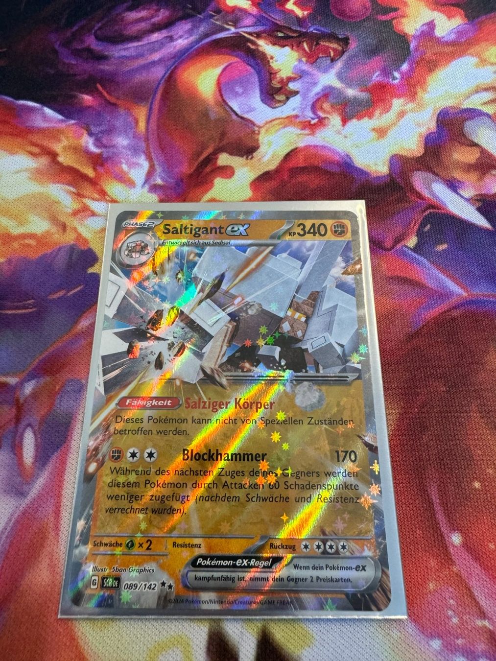 Pokémon Sammelbilder & Trading cards: Saltigant ex (SCR 089) / Stellarkrone – Neu (gemäss Beschreibung) aus Bülach von CherryBlu