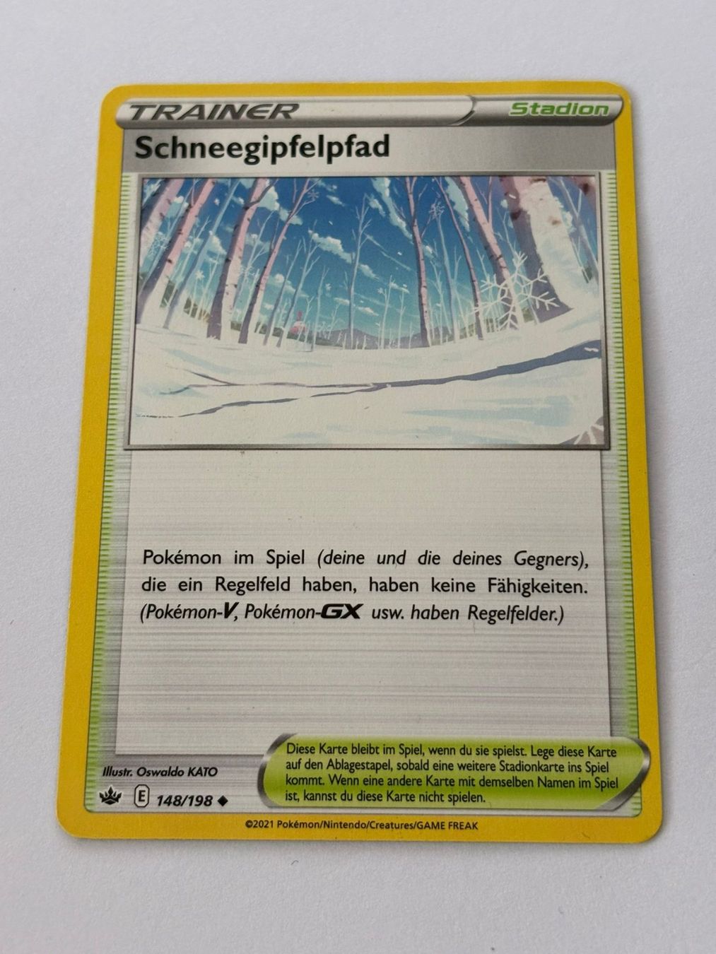 Pokémon Carte collezionabili: Schneegipfelpfad 148/198 – Usato da Herisau venduto da Seyashop_2
