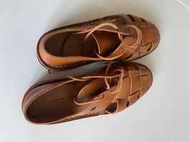 Nahezu neuwertige Echtleder-Sandalen, STEVE MONO Nr. 6