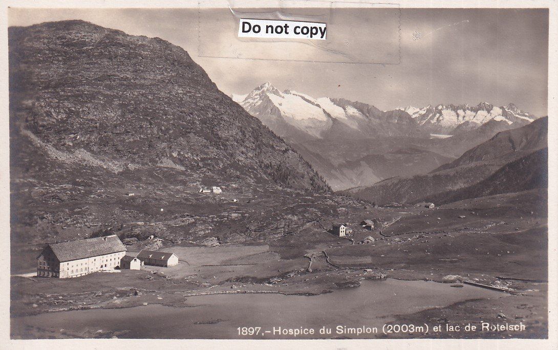 Cartoline postali: Simplon - Hospiz  VS   -    5  diverse Ansichtskarten – Usato da Brig venduto da Valcards54
