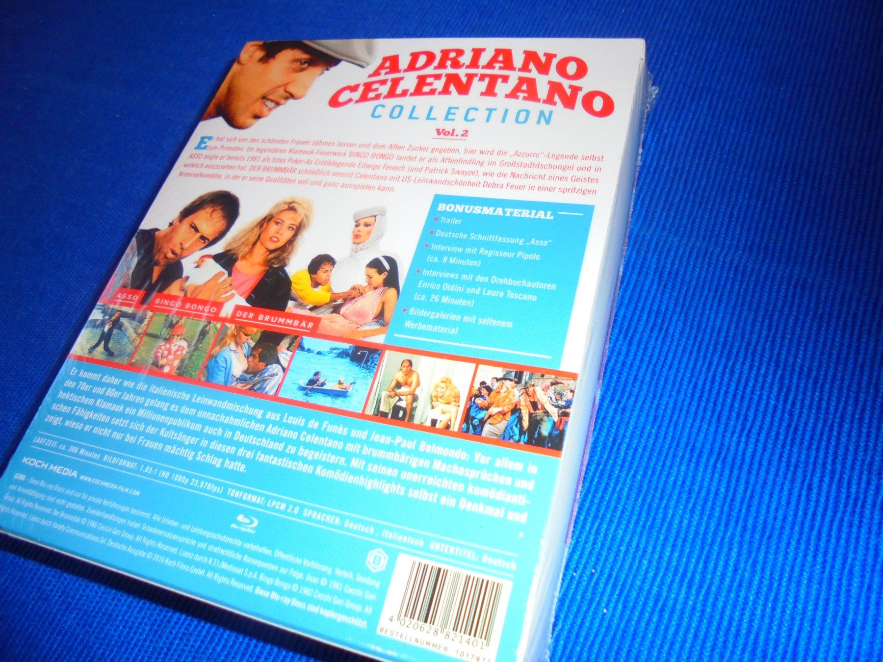 Alle DVDs: Adriano Celentano Box / blu-ray / 3 DISC HD – Neu und originalverpackt aus Wattenwil von Firebird1 1
