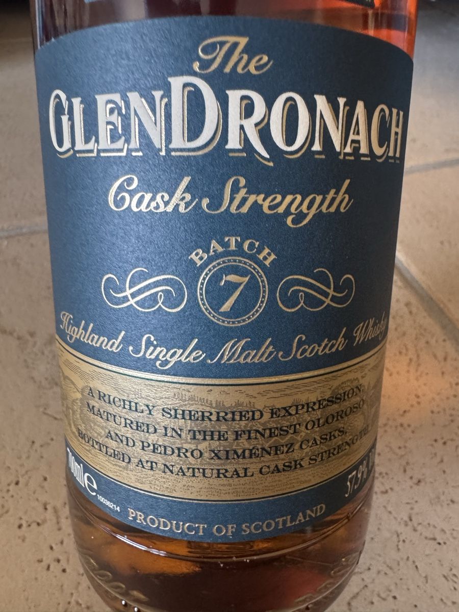 Glendronach Bevande alcoliche: The GlenDronach Cask Strength Batch 7 Highland Single Malt S – Nuovo e nell'imballaggio originale da Hergiswil NW venduto da wert721 3