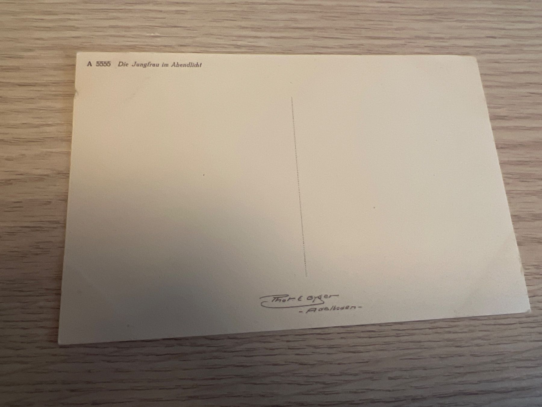 Cartoline postali: Jungfrau Berg Bergen – Usato da Prosito venduto da Danielehh 1