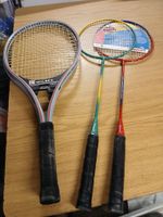 Tennis und Federball Schleger