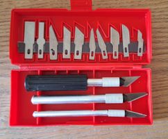 Cutter- / Bastelmesser-Set B1, 13-teilig, wenig benutzt, Top