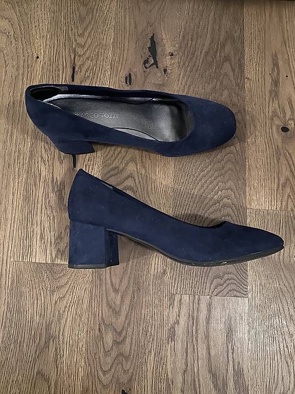 Scarpe da donna: Pumps dunkelblau Wildleder Grösse 39 – Usato da Zürich venduto da kat_tl7x 2