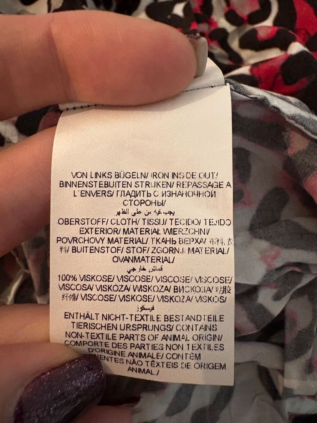Brax Camicette: Brax Bluse mit Leo-Print pink grau Viskose 40 – Nuovo (secondo la descrizione) da Regensdorf venduto da secondchancefashion 6