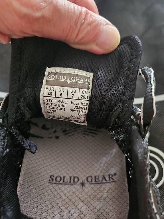 Scarpe da uomo: Sicherheitsschuhe Gr.41 UVEX und Solid Gear Gr.40 – Nuovo e nell'imballaggio originale da Solothurn venduto da Jocker58 3