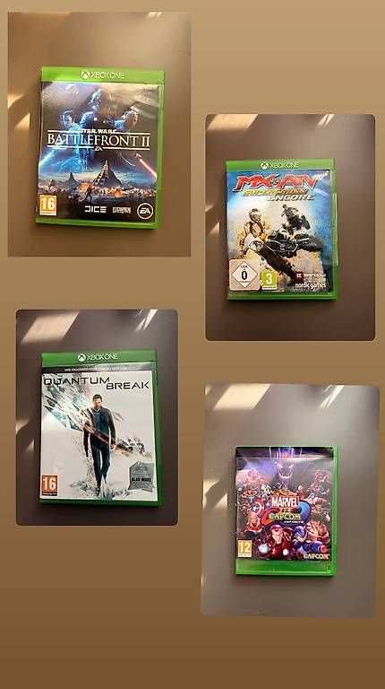 Giochi: Xbox One: Battlefront 2, Marvel vs Capcom, Quantum Break + 1 – Usato da Schliern b. Köniz venduto da noah_m