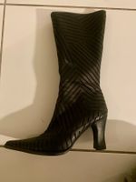 Schwarze Lederstiefel Gr. 37- Top für den Herbst!