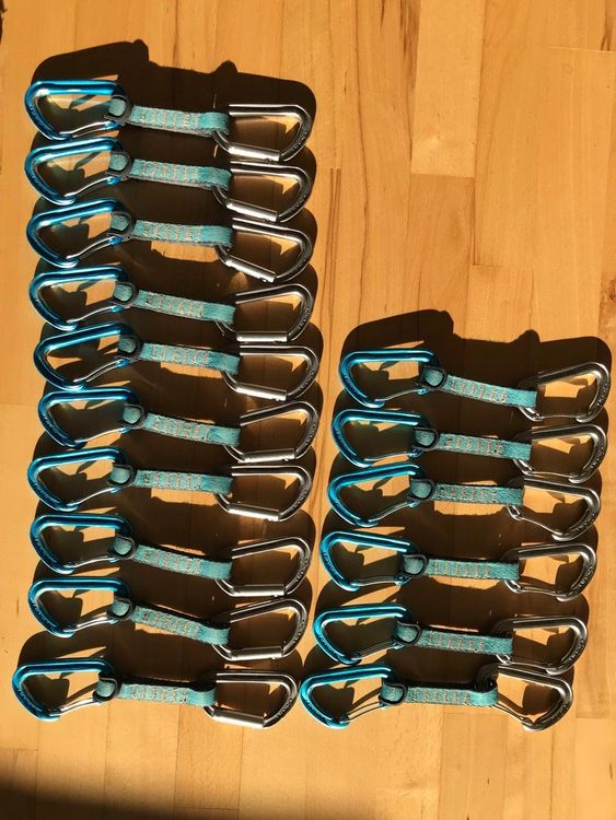 LOPYXBR Kletterkarabiner 4er Set - 25KN Belastung Aus Flugzeugaluminium