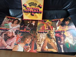 Golden Hitparade 8 Vinyl Schallplatten 50er - 70er Jahre