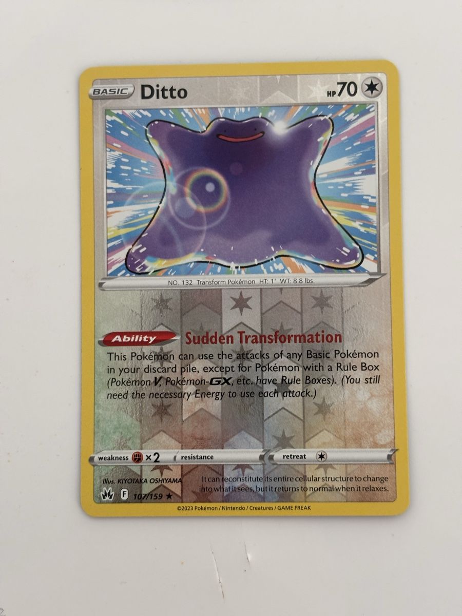 Pokémon Carte collezionabili: Carte Pokémon DITTO – Nuovo (secondo la descrizione) da lausanne venduto da helderj