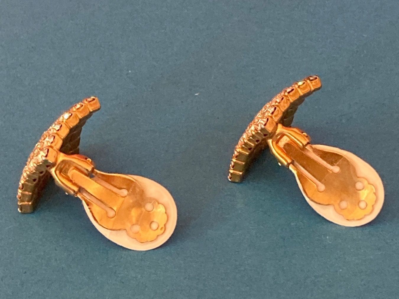 Ohrringe & -stecker: Quadratische Ohrringe Schwarz und weiß – Gebraucht aus Laufen von Trendmarket 5