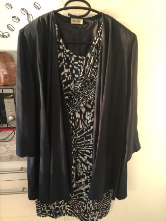 DAMEN KLEID MIT JACKE GRÖSSE 38