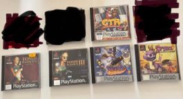 Lot Jeux PlayStation 1 Tomb Raider Spyro Crash 