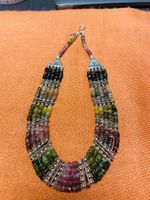Turmalin collier mit Silber