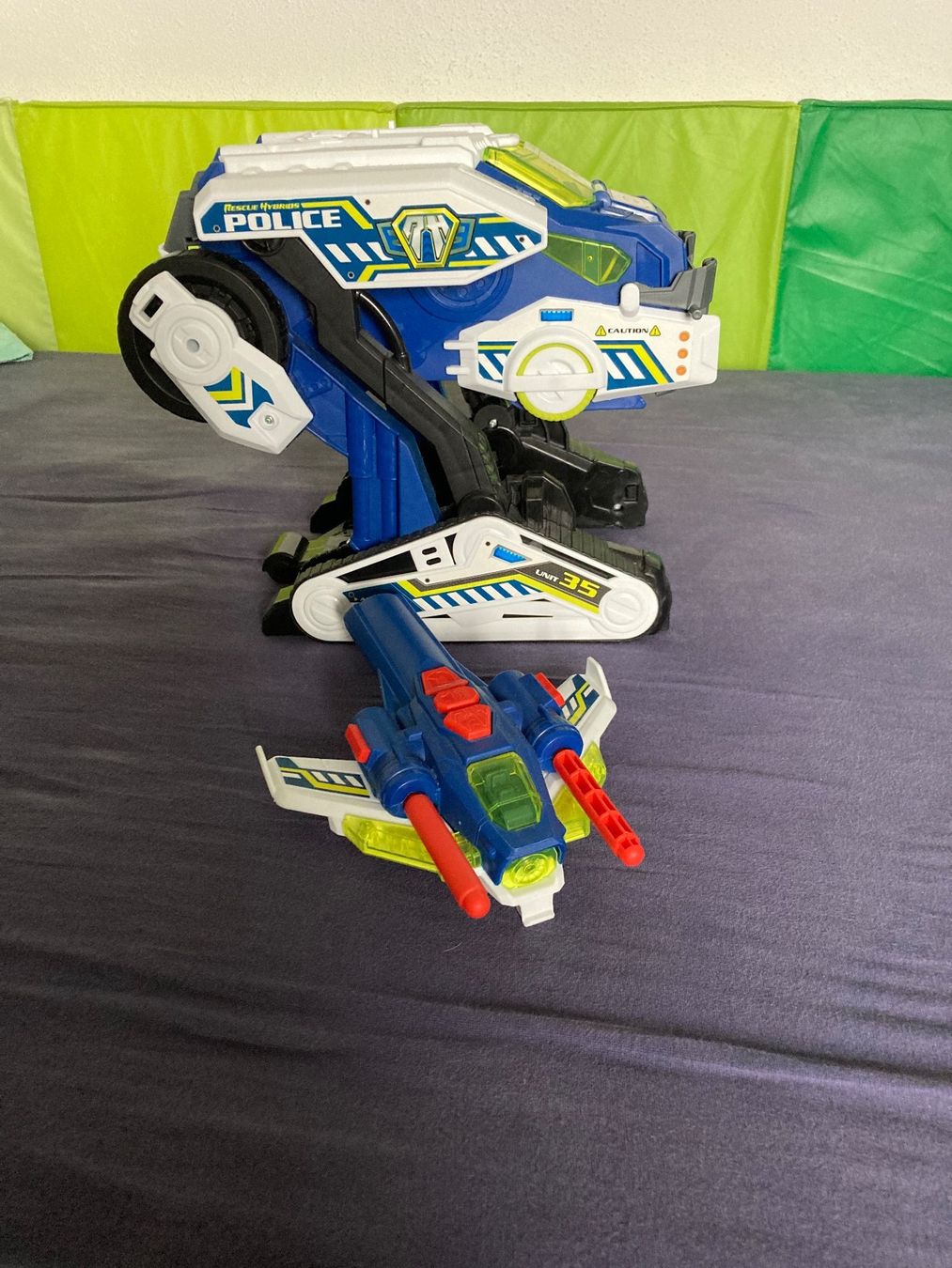 Giocattoli: Polizei Transformer Roboter Pistole – Usato da Gampelen venduto da Sahe 2