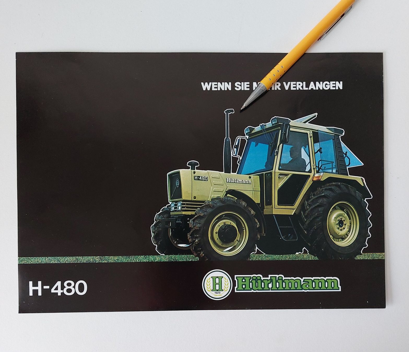 Documenti: Prospekt Traktor Hürlimann H 480 – Usato da Schenkon venduto da Elbarto007