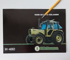 Prospekt Traktor Hürlimann H 480