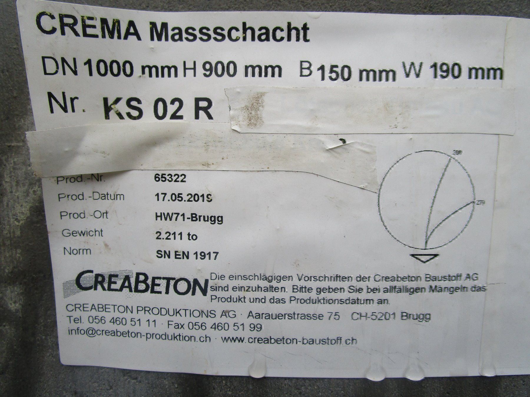 Bagger: Durchlaufschacht mit Seitenanschluss – Neu (gemäss Beschreibung) aus Kerns von avr75 2