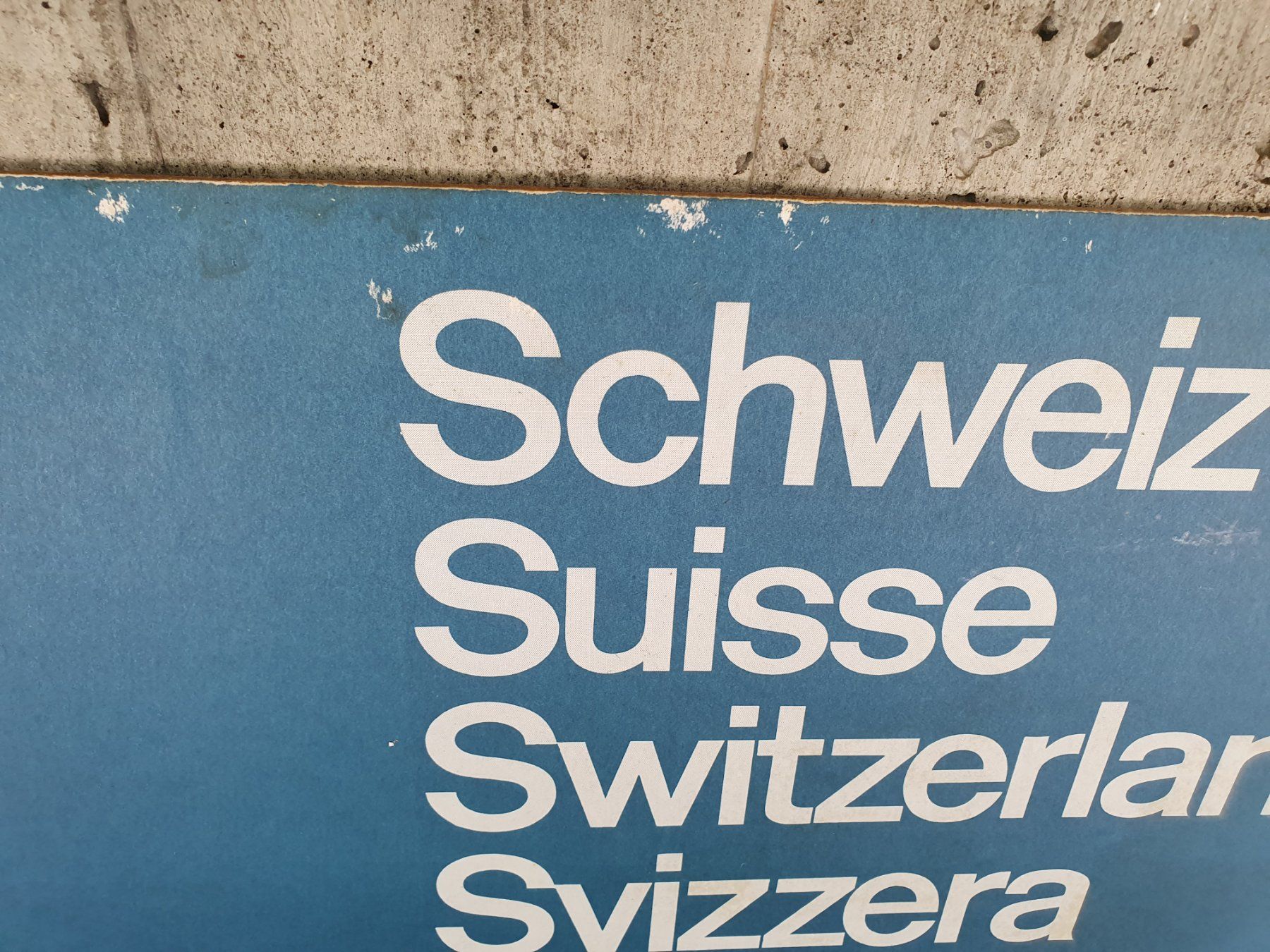 Poster & Bilder: CH Bahn-Plakat / BLS / Bern-Loetschberg-Simplon / Aufgezogen – Neu (gemäss Beschreibung) aus Zürich von BLS58MA 3