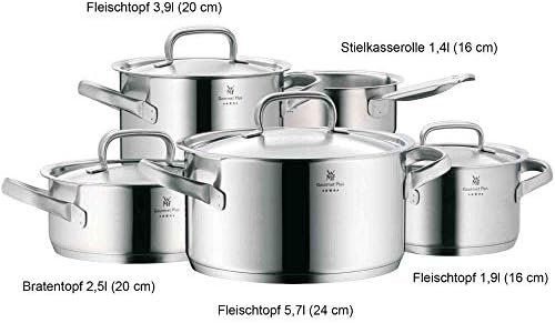 Töpfe: Gourmet Plus Topfset Induktion Kochtopf Set mit Metalldeckel – Neu und originalverpackt aus Hundwil von Stallone5 4