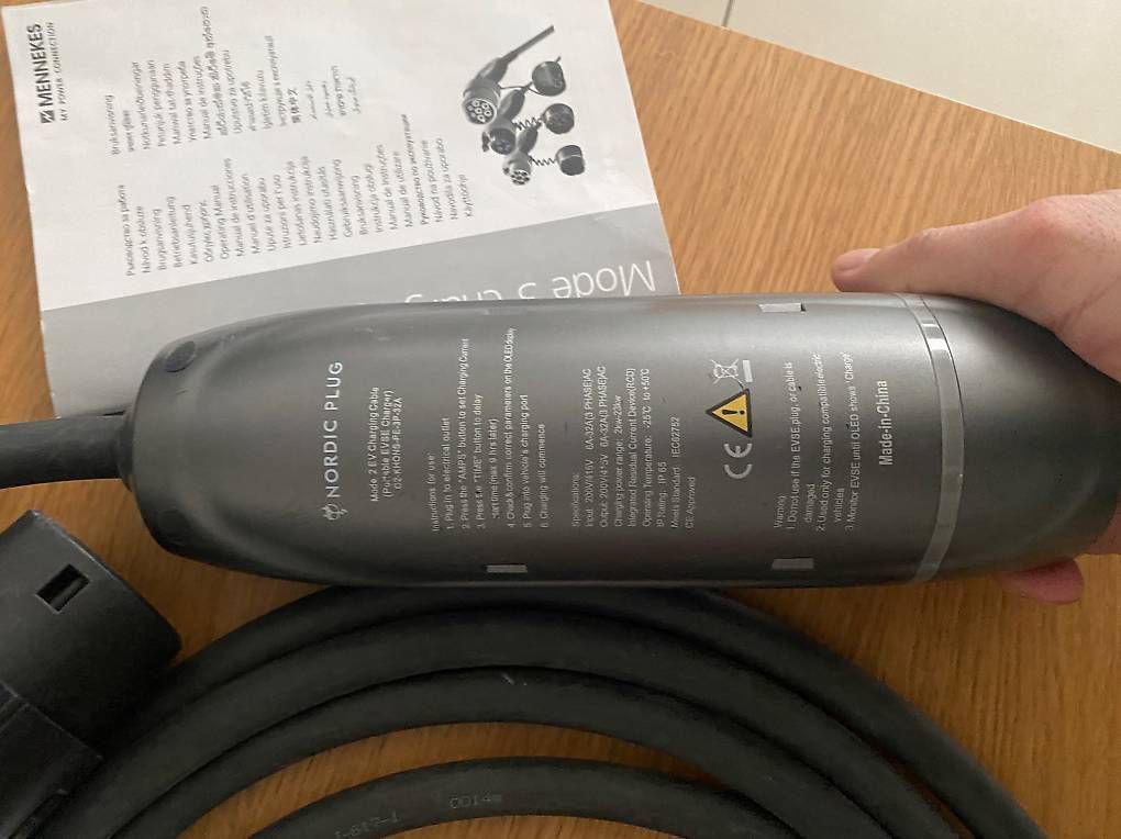 Caricabatterie: EV charging cable 32 a 22 kw – Usato da locarno venduto da imu_k8bw 3