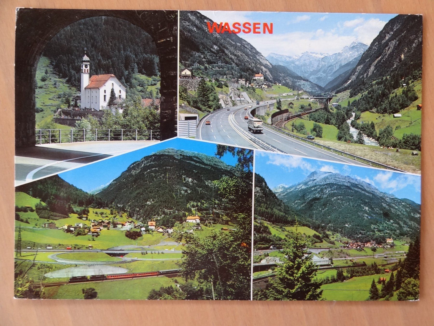 Cartoline postali: Wassen - Uri - 1983 – Usato da St Léonard venduto da Riglin