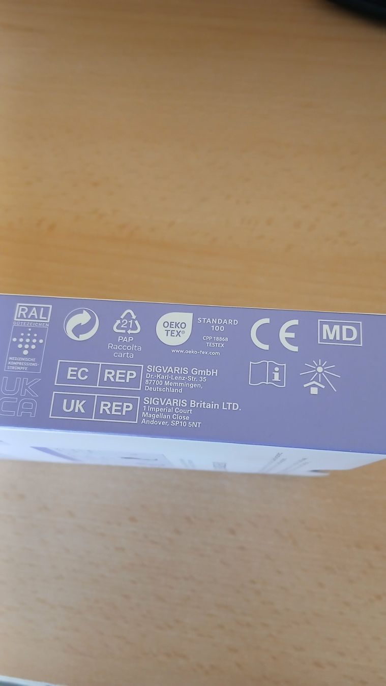 Sigvaris Socken: Kompressionsstrümpfe sigvaris  neu – Neu und originalverpackt aus Glis von Jessylini 2