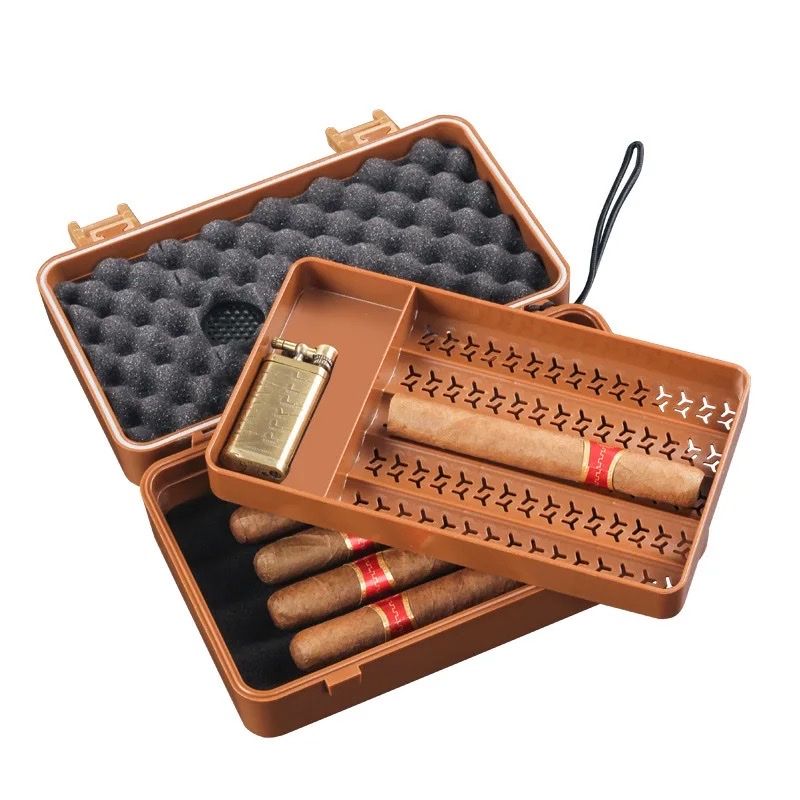Humidor per sigari: Tragbarer Zigarren Humidor – Nuovo e nell'imballaggio originale da Flawil venduto da swisstrendshop