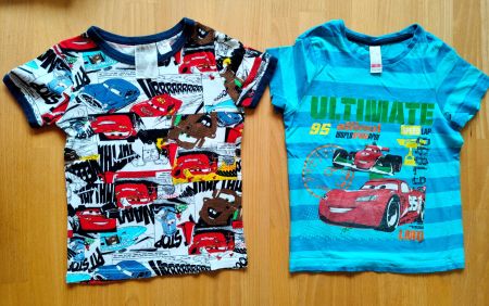 2 T-Shirts Cars Gr.110/116