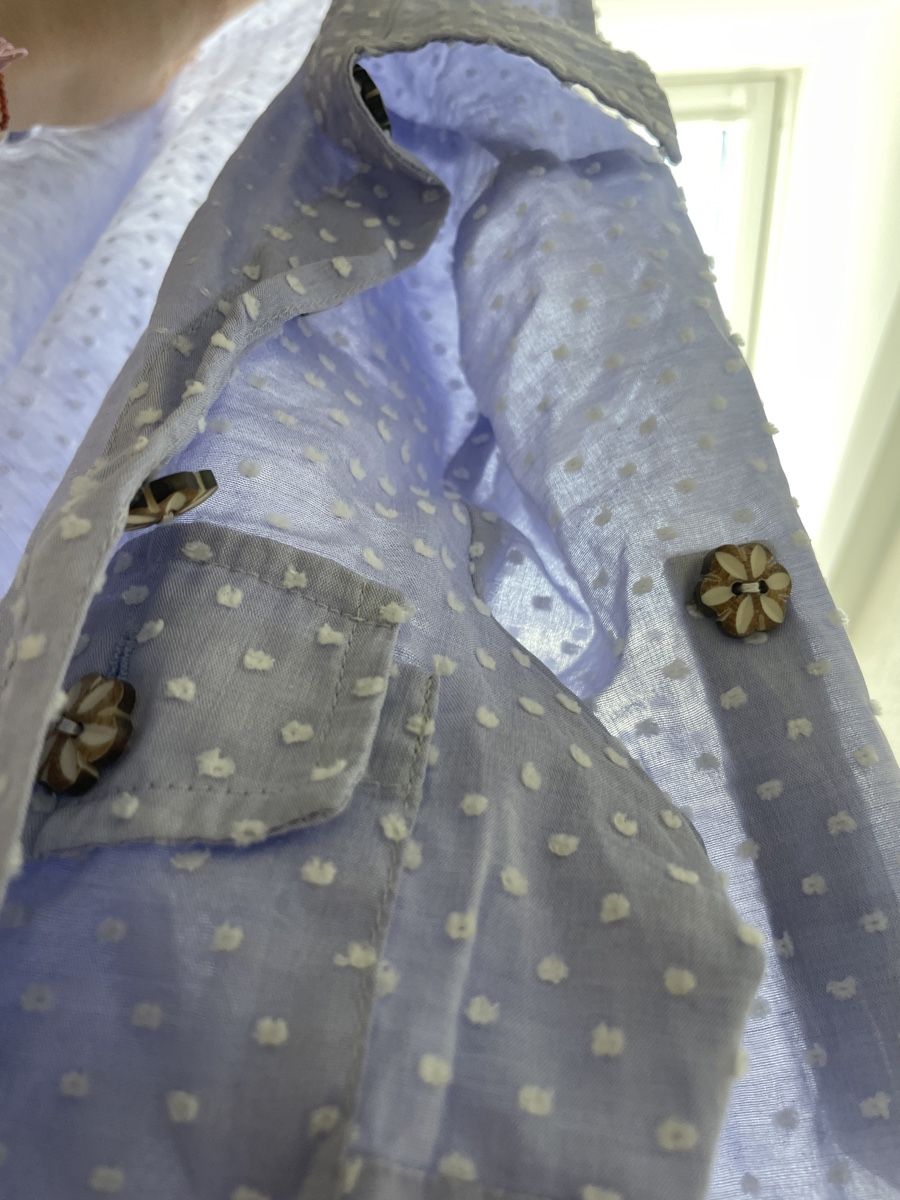 Camicette: ALLES RAUS Sommerbluse Baumwolle – Usato da Kloten venduto da simones.thriftshop 8