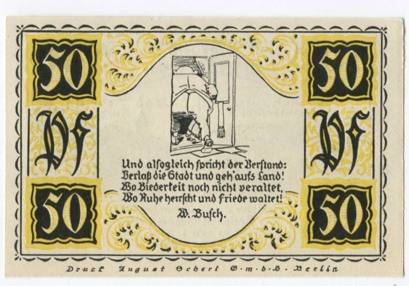 Banconote: Notgeld "50 Pfennig. Stolzenau 1921" – Usato da Basel venduto da Butsch5 1