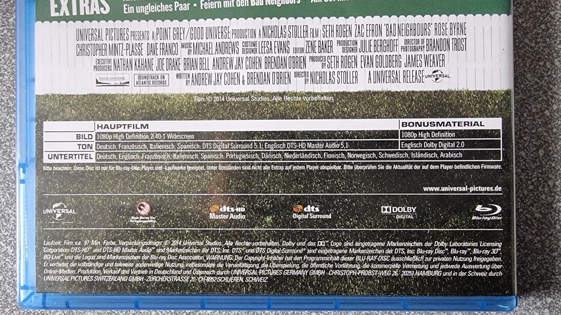 Tutti i DVDs: Blu Ray -  Bad Neighbors / Zac Efron – Usato da Oetwil am See venduto da fineli2 1