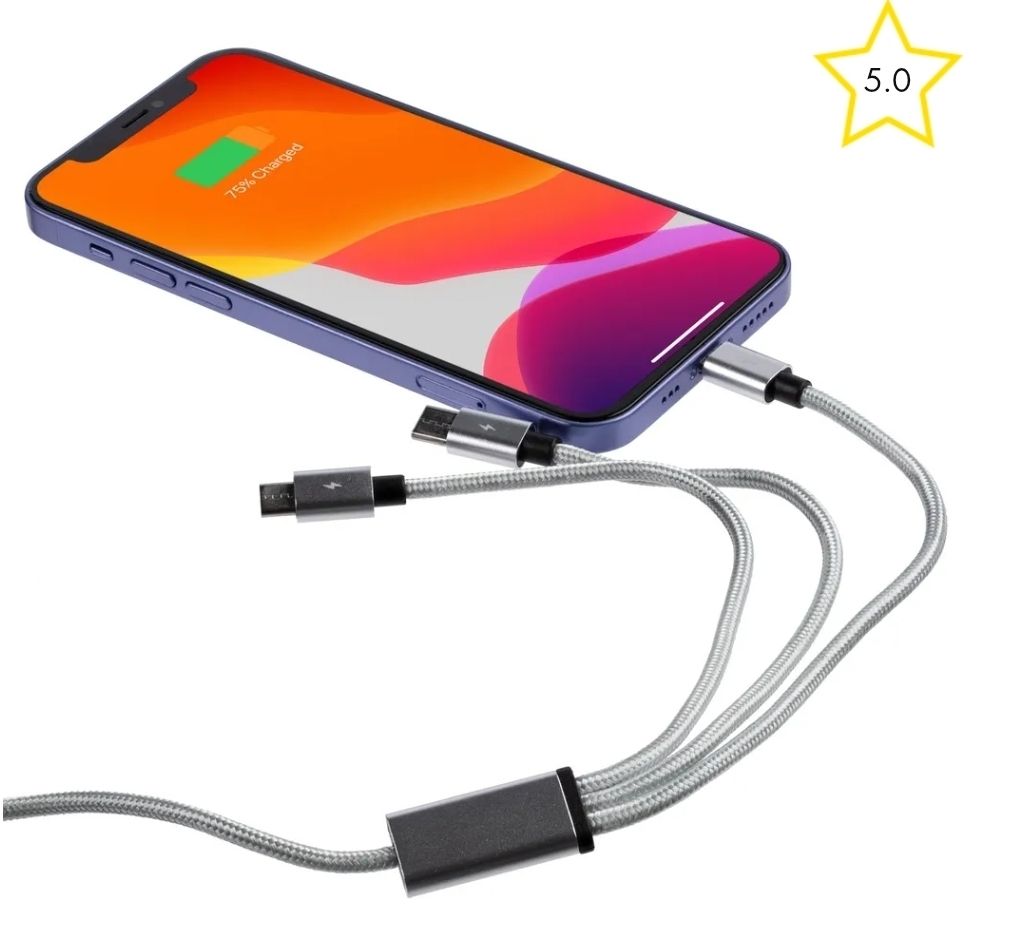 Kabel: Câble USB multiple - Compatible iPhone et Android - Neuf! – Neu (gemäss Beschreibung) aus Crans VD von Yobia8 2