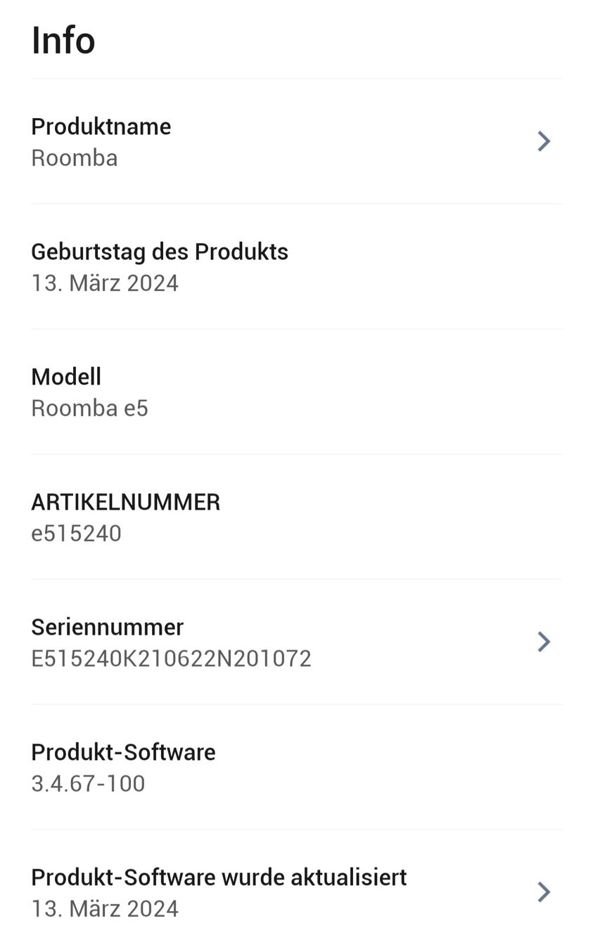 Irobot Aspirapolveri & Accessori: iRobot Roomba e5 Staubsaugroboter - Top Zustand! – Usato da Reiden venduto da Racemanb 5