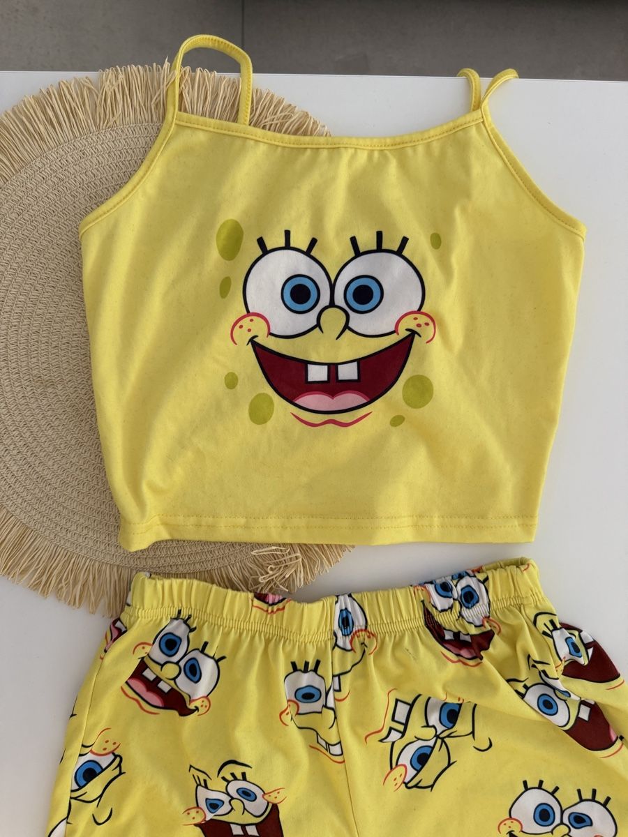 Negligees & Pyjamas: Spongebob Pyjama Set XS – Gebraucht aus Gränichen von Domsiiiii 1